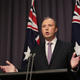 Peter Dutton speaks to the media at Parliament House on May 3, 2016, in Canberra, Australia.